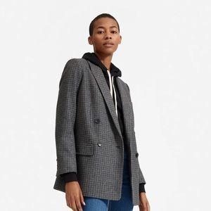 Everlane Oversized Houndstooth Blazer